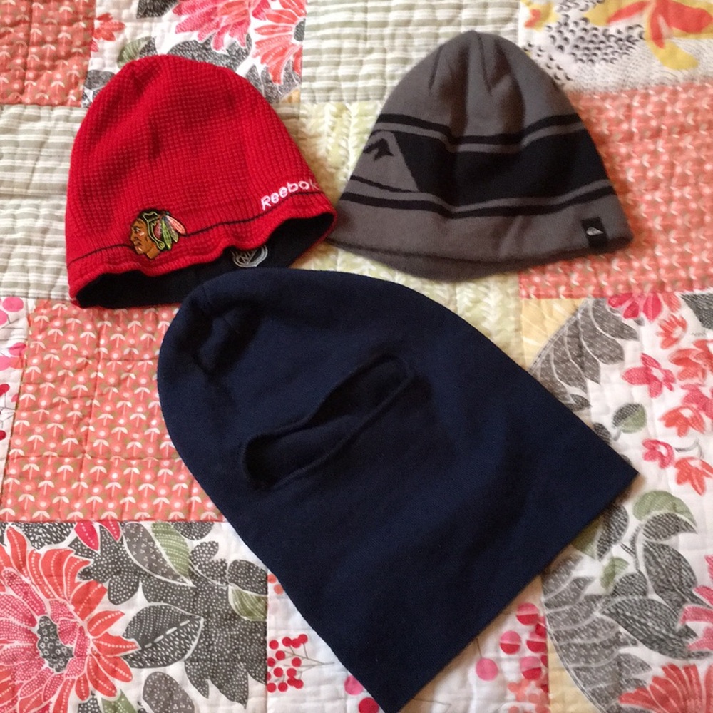 NFL Blackhawks reversible hat, Head hat, face mask